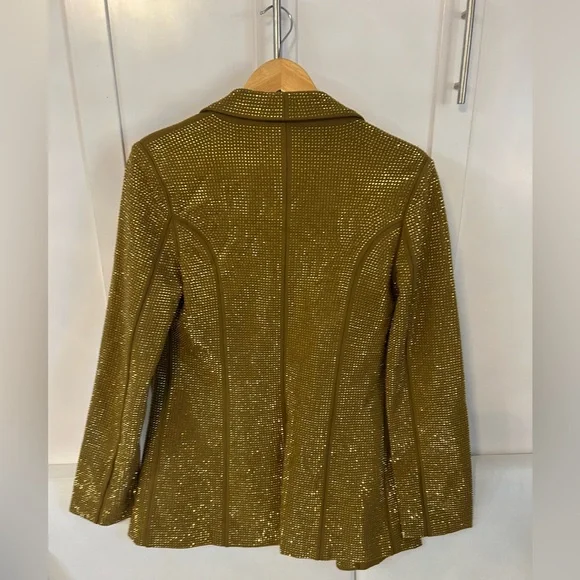 NWOT I AM GIA Moriah blazer in gold - Picture 13 of 13